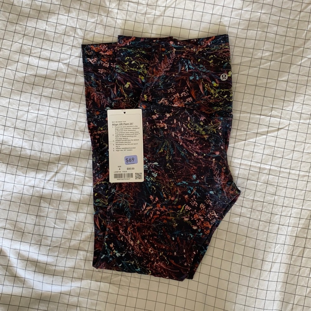 Lululemon Align HR pant 25”, size 4